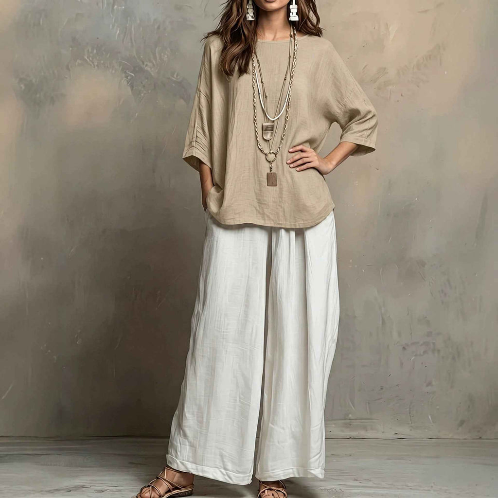 Bohemian Style Loose Elegant Set for Women Casual Vacation Outfit - MODALIFE