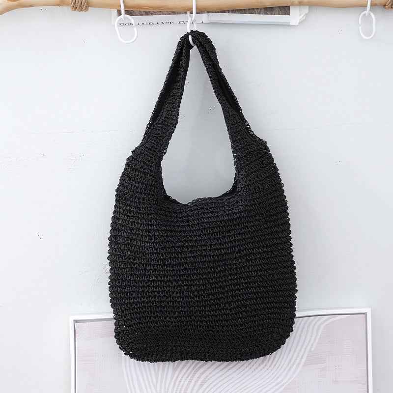 Handheld Bag Everyday Commute Versatile Woven Bag Vacation Shoulder Bag