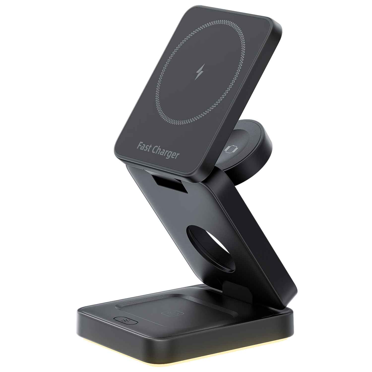 3 in 1 Wireless Charger Magnetic Foldable Charger For iphone charger power Adapter Charging Stand & Holder - MODALIFE