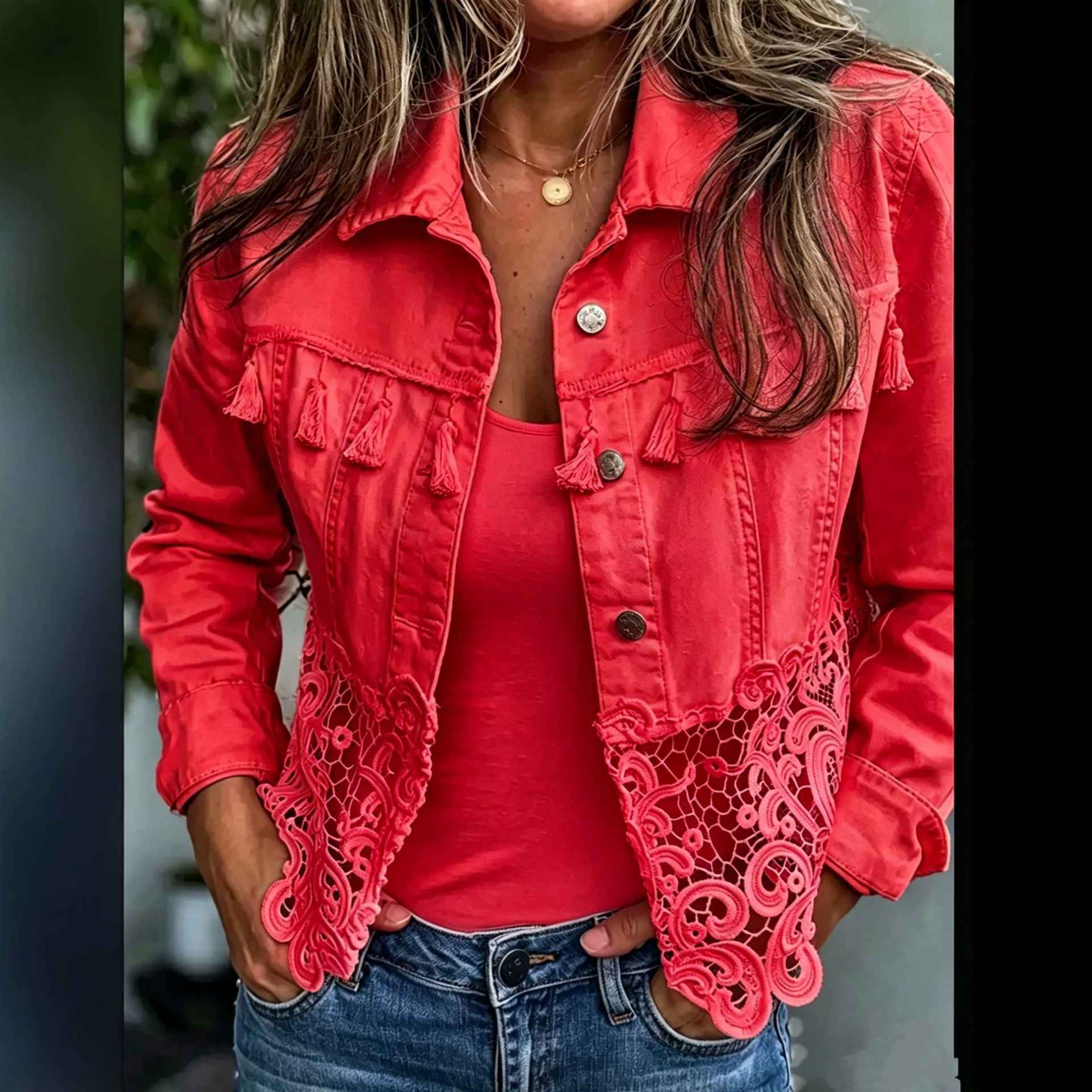 Spring Summer New Style Denim Jacket for Women Short Height Friendly - MODALIFE