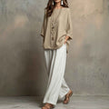 Bohemian Style Loose Elegant Set for Women Casual Vacation Outfit