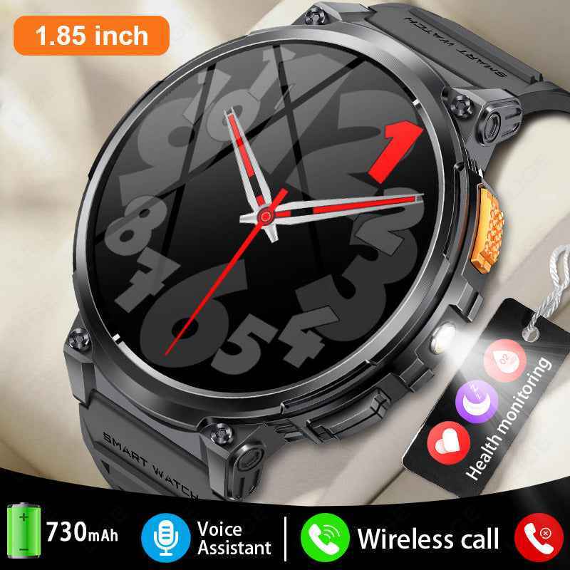 K66 Outdoor Sports with Flashlight Smart Watch for Men