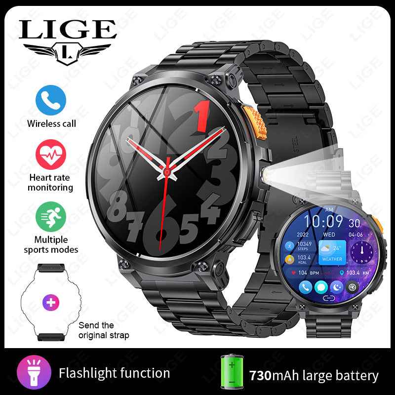 K66 Outdoor Sports with Flashlight Smart Watch for Men - MODALIFE